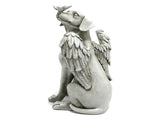 Angel Dog Memorial Statue Hand Carving Vivid Exquisite Synthetic Resin Pet Memorial Stones for V1294-YM0703-3111230019711