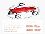 Pull-Along Wagon for Kids, 101 cm Toddler Wagons, Supports up to 80kg, All-Terrain Wagons with V952-JSKETTLC39YCTXPY0001V0