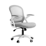 Artiss Mesh Office Chair Mid Back Grey OCHAIR-G-2013-WH-GY