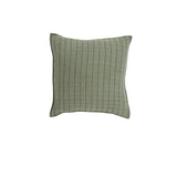 Bianca Bari Green Coordinate Square Filled Cushion 43 x 43cm V442-BCA-CUSHION-BARI-GREEN-SQ