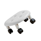 Low Roller Seating PU Surface Plastic Structure Movable Universal Wheels Stool for Living Baby V1294-YM0901-3116240005912