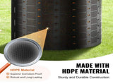 Compost Bin 1000 L, Outdoor Expandable Composter, Easy to Setup & Large Capacity Composting Bin, V952-GDSDFXHSPE24XFBXXV0