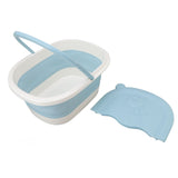 Foot Soaking Tub Foldable Foot Bath Foot Tub Bucket for Children Foot Bath Plastic Wash Bathtub Blue V1294-YM3117220226212-0421