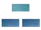 2PCS White Cotton Classic Rug Bath Mats Absorbent Cotton Hotel Spa Shower Bathtub Mats Not A V1189-LWWAL-20260325-00218