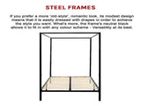 4 Four Poster Queen Bed Frame V63-817873