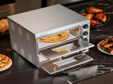 Commercial Pizza Oven Countertop, 16-Inch Double Deck Layers, Stainless Steel Electric Pizza Oven V952-FMDRPSLSCSXNXR1RGV3