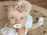 Hats Caps Beanies Headwraps with Big Flower Bow for Baby Girls Infants Toddlers Kids V1192-AZ-W-26046
