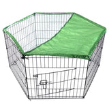 YES4PETS 6 Panel Dog Cat Exercise Playpen Puppy Enclosure Rabbit Fence With Cover V278-PL24-6WCOVER