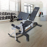 FID Flat Incline Decline Bench Press w/ Leg Extension V63-766645