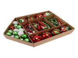 Christmas Tree Ornaments Assorted Set Lightweight Electroplated Christmas Tree Hanging Balls V1294-YM0512-3115220146714