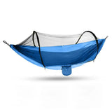 Outdoor Camping Hammock with Mosquito Net - Lightweight 260x140cm, Portable Travel & Hiking Gear V888-ELOSUNG10736