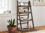 Retro 4 Tier Wooden Ladder Bookcase Folding Book Shelf Plant Stand Storage Rack V767-JJ-ZZ131