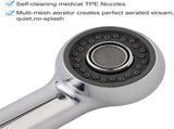 Pull Out Sink Sprayer Head Replacement, 2 Function Kitchen Sink Faucet Head, G1/2 or 13/16 Inch V1258-DP02-C-800