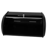 Bread Bin Bread Box Bread Holder Storage Container With Small Window for Kitchen Countertop Black V1294-YM0703-3117230095611