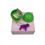 40X Geometric Translucent Dog Toy Capsules 50mm Collectible Gacha in Display Box V274-TOY-KN-F-GDOGTG-50