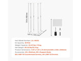 Wedding Flower Stand, 10PCS 80cm Column Flower Stand, Floral Stands with Acrylic Laminate, V952-HLHJLFT10J806TMWQ001V0