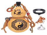 250ML Water Bottle Thickened Wall Gourd Shaped Drinking Kettle with Belt Buckle for Outdoor V1294-YM0901-3118240224111