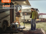 RV, 2-Step RV Stairs, 199.58KGS Load Capacity, Thickened Carbon Steel, With Handrail, Non-Slip V952-FCBTGDKGDKHJ7940CV0