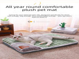 Thickened Pet Sofa Bed XL Size 75x45cm Coffee Dog Mat with Integrated Pillow Soft Washable Sleeping V888-ELOSUNG44663
