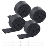 VEVOR 4 Rolls Rubber Mulch Roll for Landscaping 120 x 4.5in Rubber Mulch Mat V952-XJJFGW4J120ITV949V0