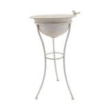 Riviera Pot Planter w Bird on Stand 67cm V637-19727PLN