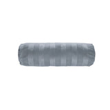 KAAT Amsterdam Softy Stripe Blue Grey Oblong Neckroll Filled Cushion 22cm x 70cm V442-HIN-CUSHION-SOFTYSTRIPE-BLUE-RE