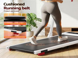 Everfit Treadmill Electric Walking Pad with Incline Foldable for Home Gym White TMILL-400H-INC-WH