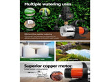 Giantz Garden Water Pump 1500W Max. High Pressure Tank Rain Farm Irrigation Black PUMP-GARDEN-1500-TPC