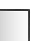 Yezi Rectangular Full Length Mirror 165x60cm Black Standing Floor Wall Leaning DECO1040-BK-165X60-AU