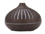400ML Wood Grain Humidifier Desktop Aromatherapy Diffuser with Colorful Light Remote Control Auto V1294-YM0901-3113240306212