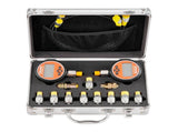 Digital Hydraulic Pressure Test Coupling Kit, 700 Bar Pressure Gauge Manometer Tester with 2 Gauges, V952-YYCSTJ2YLB9OXT9N0001V9