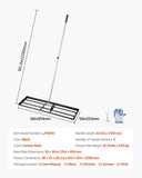 VEVOR 10x36in Lawn Leveling Rake 83.9 in Adjustable Handle for Yard Golf Court V952-CPPZPEKCGK10365WEV0