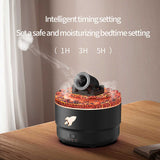 Black Creative Cannon-Shaped Aromatherapy Diffuser with Colorful LED Lights, 280ml Ultrasonic V888-ELOSUNG13546