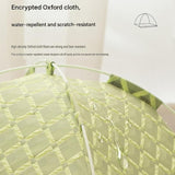 Grey 48x42x40cm Summer Pet Cooling Tent Bed - Semi Enclosed Cat Dog House with Waterproof Oxford V888-ELOSUNG56061-2