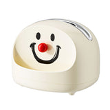 Desktop Tissue Box Cute Joker Face Design Large Opening Desk Tissue Storage Box Facial Paper V1294-YM0901-3117240227711