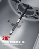 Two-Way Articulating Borescope with Light, 0.25in Slim Probe, Industrial Endoscope Inspection V413-KBA02