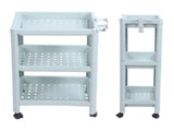 Bathroom Floor Shelf Bathroom Open Shelf Unit Freestanding Corner Rack Shelves V1294-YM0706-3112230061515
