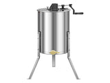 Honey Extractor, 2 Frame Manual Honey with Transparent Lid, Stainless Steel Honeycomb Drum V952-SDYMJJPBXG13SWI9S001V0