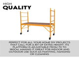450kg Mobile Scaffold Ladder Scaffolding Platform Portable Ladder Work Safety V379-MOBSCAFF045009