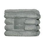 Ardor Jax Grey Chunky Faux Fur Quilt Cover Set Queen V442-INT-QUILTCS-JAX-SMOKE-QS