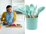 12pcs Nylon Cooking Utensil Set BPA Free Heat Resistant Prevents Stick Utensil Set for V1294-YM0626-3118220313311