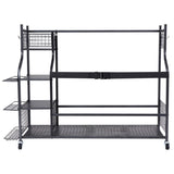 VEVOR Golf Storage Garage Organizer, 3 Golf Bag Stand Holder and Other Sports Equipment Storage V952-GEFSNJHSS4G3RW6OGV0