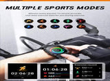 Smartwatch with Flashlight, Compass & Wireless Calling - Health & Fitness Tracker V888-ELOSUNG29079