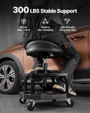 VEVOR Rolling Shop Stool Adjustable Height Garage Seat 136 kg Load with Caster V952-QXGKJXCDDJLGJXPXEV0