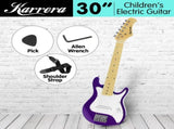 Karrera Electric Childrens Guitar Kids - Purple ECP-3W-PU