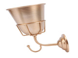 Wall Vessel Stainless Steel Vintage Wall Mounted Vase Hanging Organizer for Artificial Plants Home V1294-YM0901-3115250021111