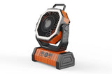 Portable Camping Fan with Light Large Capacity Outdoor Rechargeable Tent Fan - Orange V1308-DSZKI-16-1