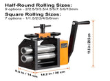 Rolling 3"/76 mm Jewelry Rolling Mill Machine, 1 2 Gear Ratio, 3-in-1 Multi-function Rolling V952-SHYYPJ3H10000SGWWV0