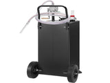 114L Gas Caddy, Fuel Storage Tank with Wheels, Portable Fuel Caddy with Manuel Transfer Pump, V952-SYJYCBXGGJ2307OLTV0