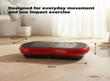Social Hike 68cm Vibration Plate Machine Full Body Workout Platform Red V238-SUPDZ-48198929286